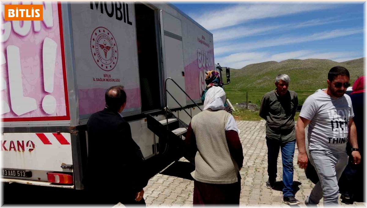 Mobil KETEM tırıyla köy köy gezip tarama yapılıyor