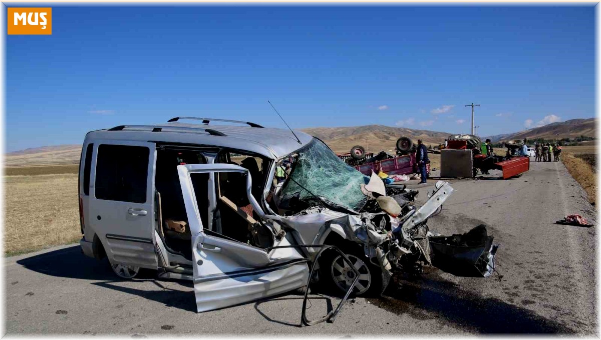 Muş'ta zincirleme trafik kazası: 10 yaralı