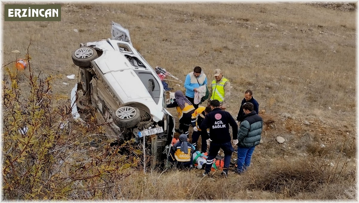 Refahiye'de trafik kazası: 4 yaralı