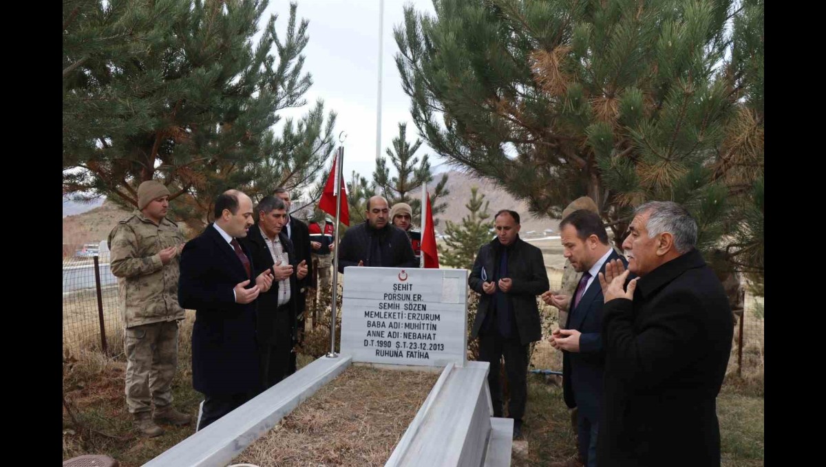 Şehit Semih Sözen mezarı başında anıldı