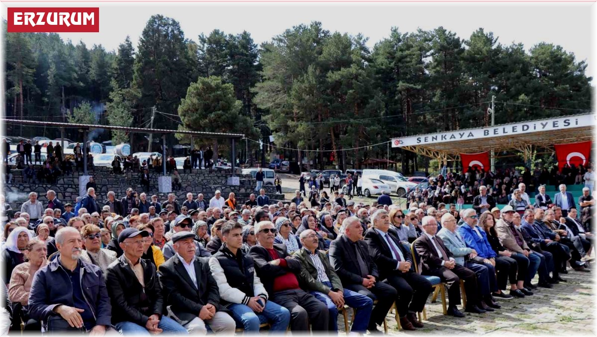 Şenkaya'da bal festivali coşkusu