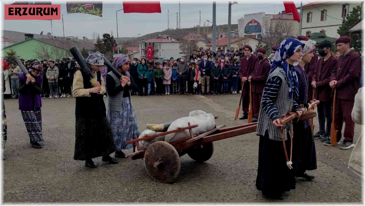 Şenkaya'da kurtuluş coşkusu