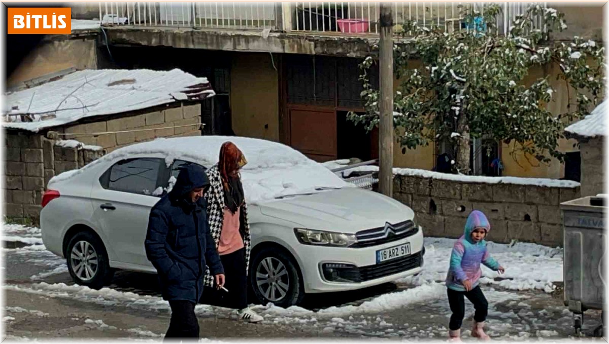 Tatvan'da mevsimin ilk karı yağdı