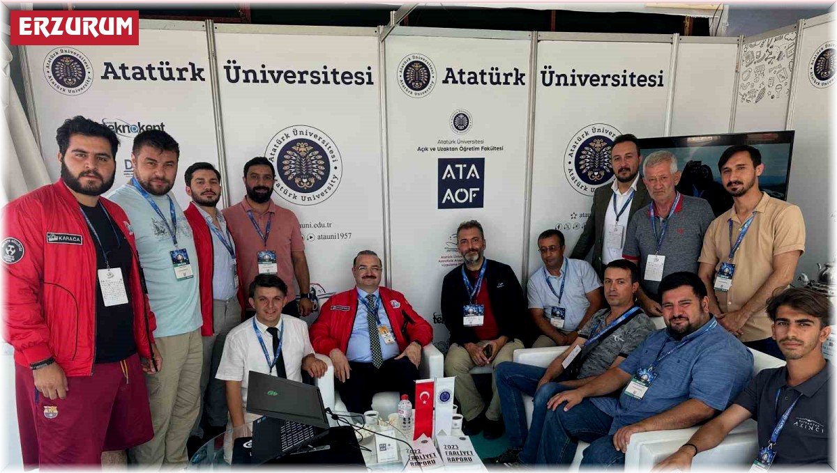 Teknofest'te Atatürk Üniversitesi rüzgarı