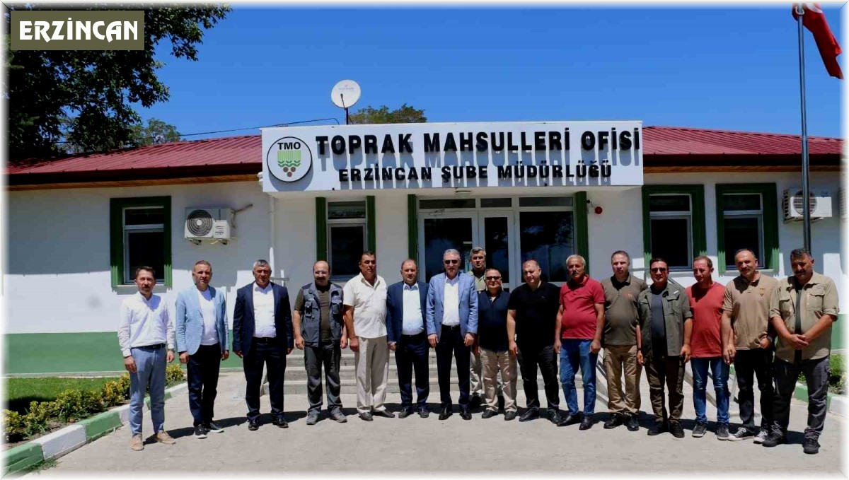 TMO Genel Müdürü Güldal Erzincan'da çeşitli temaslarda bulundu