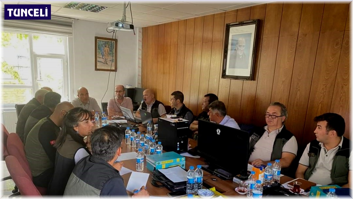 Tunceli'de amenajman değerlendirme toplantısı