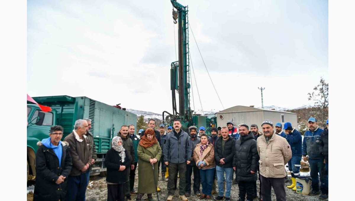 Tunceli'de bir mahalle içme suyuna kavuşuyor