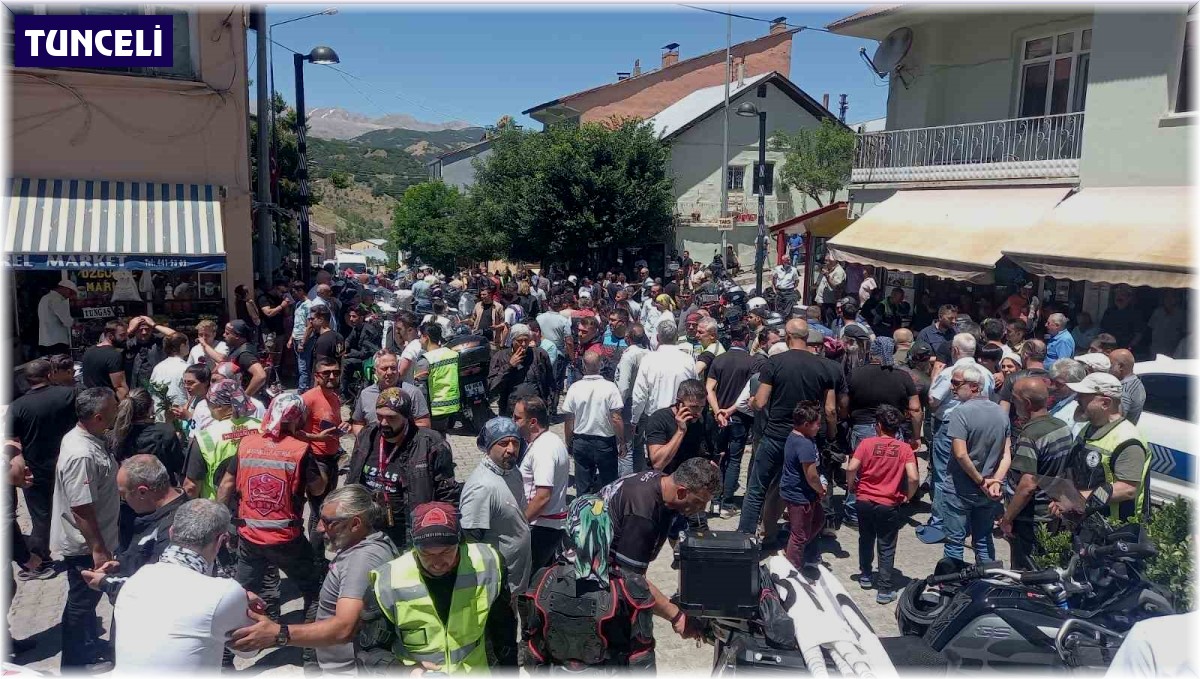 Tunceli'de motofest etkinlikleri sürüyor