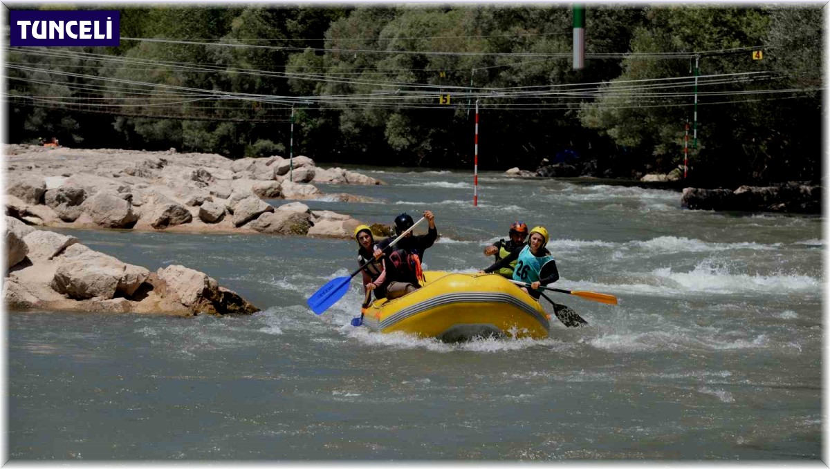 Tunceli'de, Rafting Türkiye Kulüpler Kupası düzenlendi