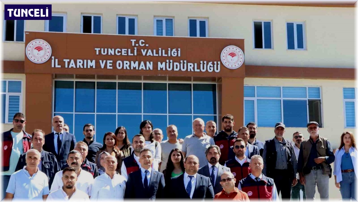 Tunceli'de, tarımsal üretim planlama bilgilendirme toplantısı