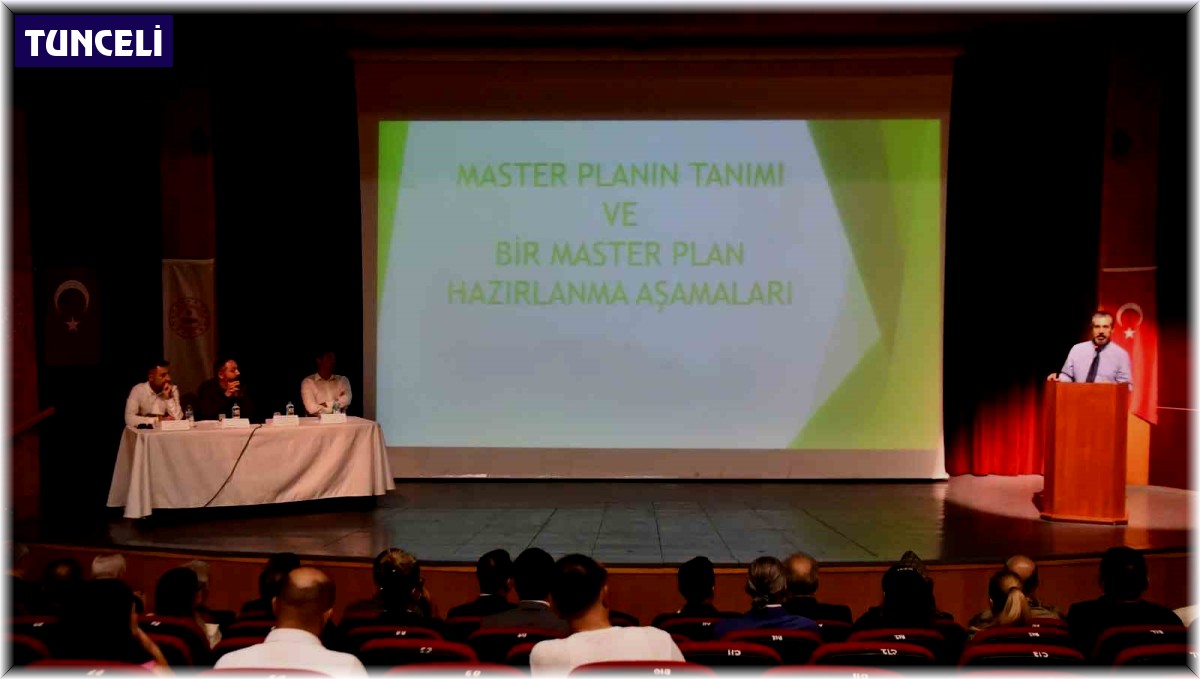 Tunceli'de Turizm Master Planı Çalıştayı düzenlendi