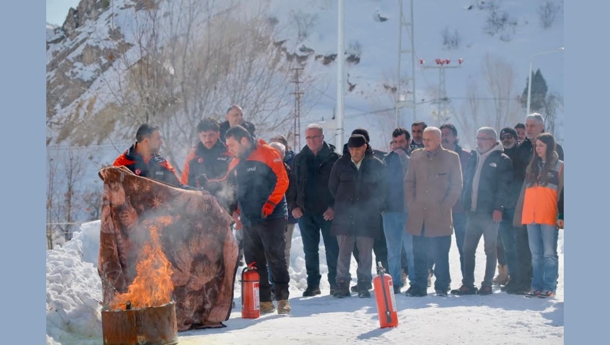 Tunceli'de 'Yangın Farkındalık Eğitimi' düzenlendi