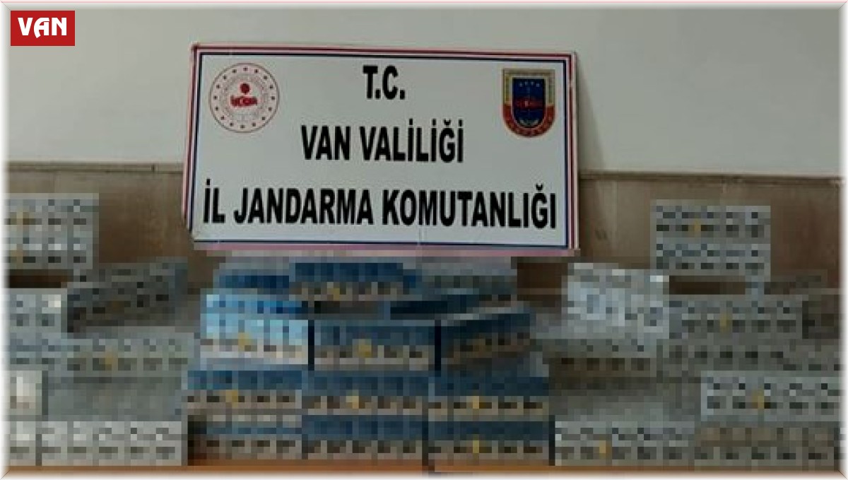 Van'da 11 bin 972 paket kaçak sigara ele geçirildi