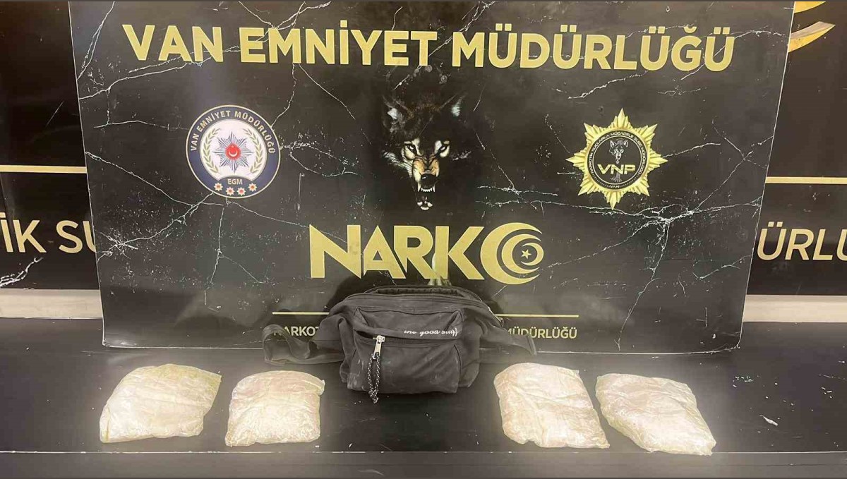 Van'da 7 kilo 415 gram metamfetamin ele geçirildi