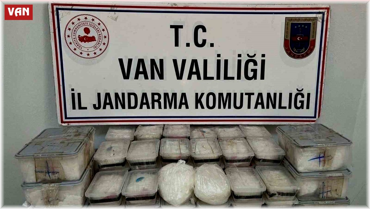 Van'da 71 kilo 629 gram metamfetamin ele geçirildi