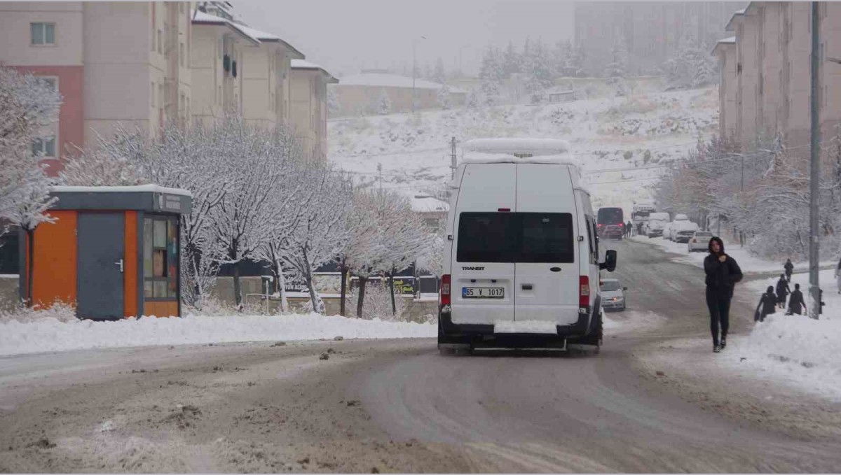 Van'da kar yağışı hayatı olumsuz etkiledi