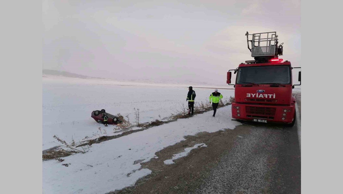 Van'da trafik kazası: 2 yaralı