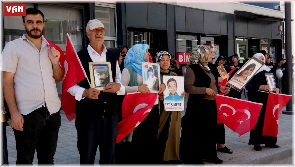 Vanlı annelerin evlat nöbeti 84'üncü haftasında