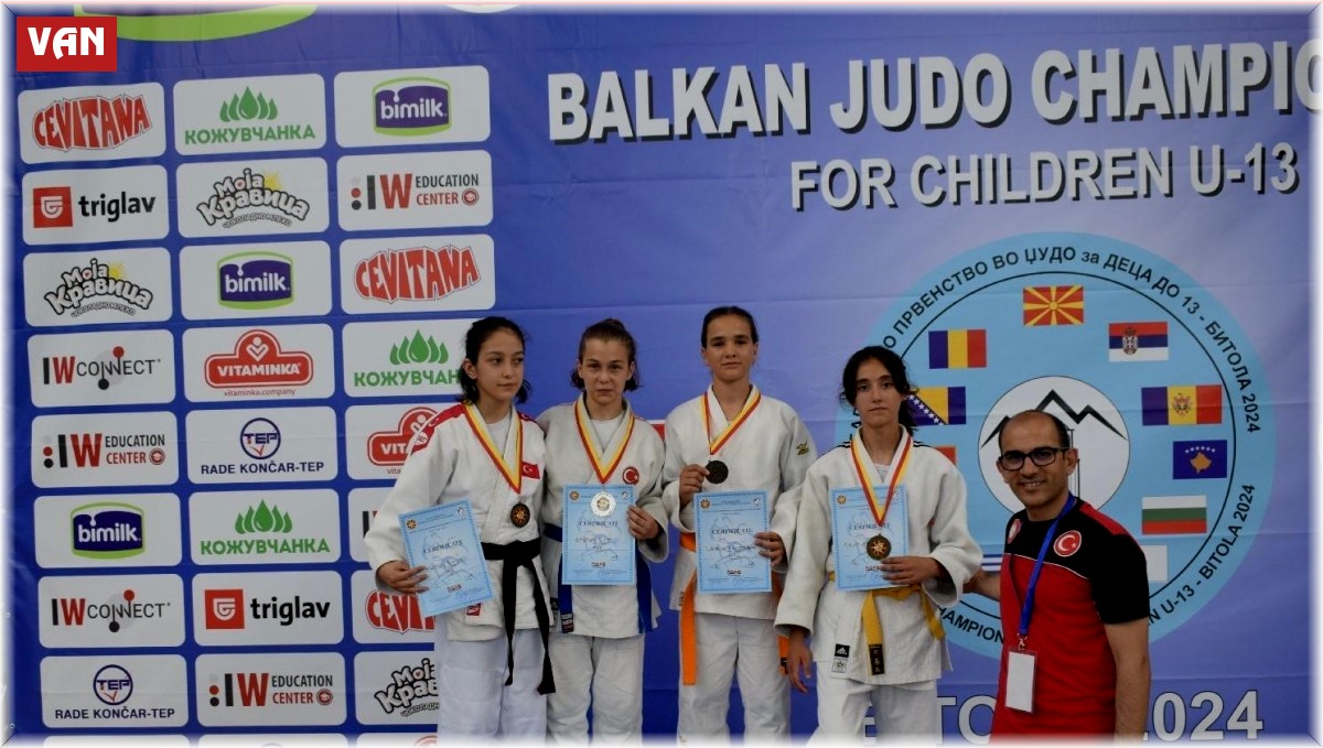 Vanlı judocular Makedonya'dan şampiyonlukla döndüler