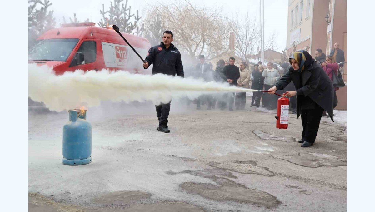 Yangına müdahalede "söndürme cihazı" vurgusu