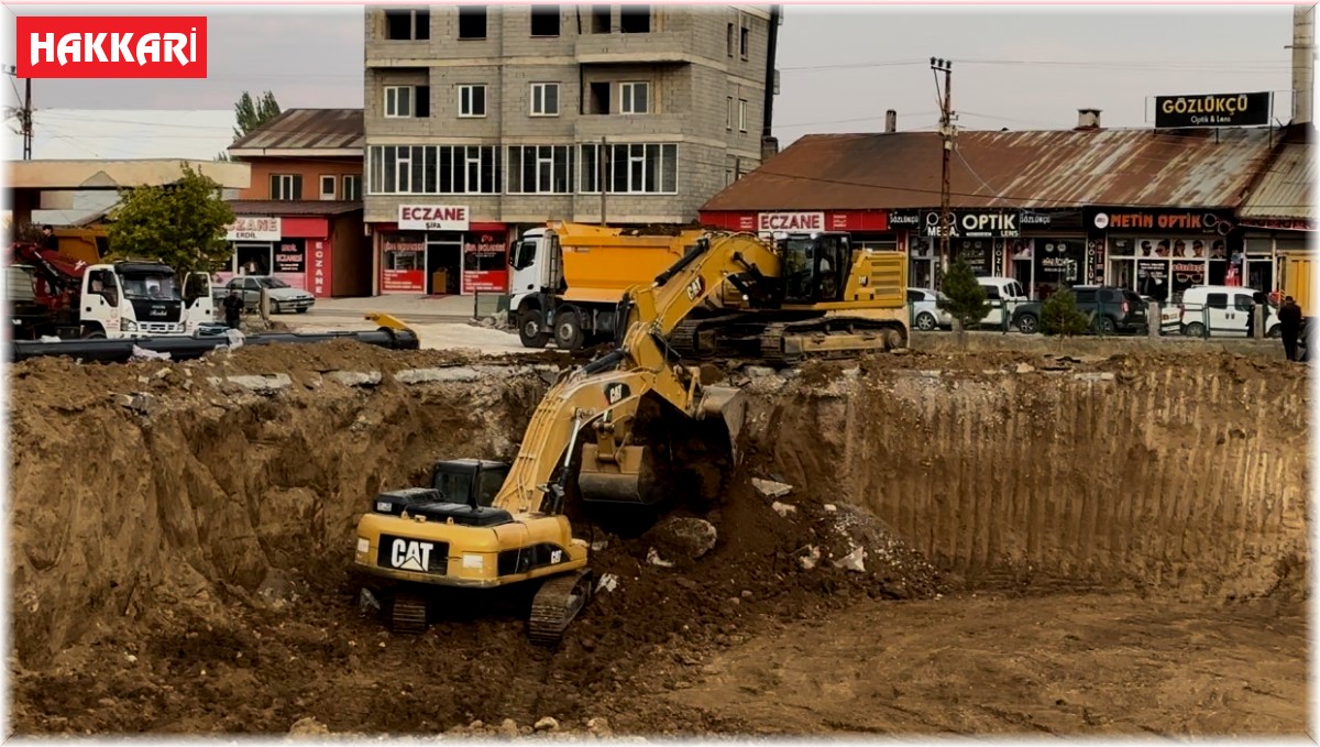 Yüksekova'da yapılacak 100 yataklı hastanenin inşaat çalışmalarına başlandı