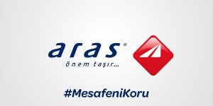 Aras Kargo, logosunu ayırarak sosyal mesafeye dikkati çekti