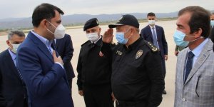 Bakan Kurum, Elazığ'dan Tunceli'ye geçti