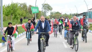 Van YYÜ öğrencileri Gazze'ye destek protestolarını sürdürüyor