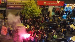 Ardahan'da Galatasaraylıların şampiyonluk coşkusu