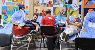 Erzincan'da kan bağışı kampanyası düzenlendi