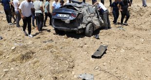 Malatya'da şarampole devrilen otomobilin sürücüsü yaralandı