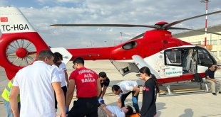 Van'da ambulans helikopter 12 yaşındaki hasta için havalandı