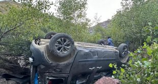 Bingöl'de şarampole devrilen hafif ticari araçtaki 5 kişi yaralandı