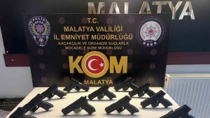 Malatya'da yasa dışı silah ticareti operasyonu: 3 tutuklama