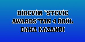 Birevim 'Stevie Awards'tan 4 ödül daha kazandı