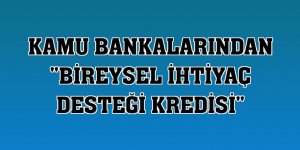 Kamu bankalarından 'Bireysel İhtiyaç Desteği Kredisi'