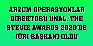 Arzum Operasyonlar Direktörü Ünal, The Stevie Awards 2020'de jüri başkanı oldu