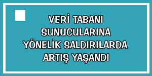 Veri tabanı sunucularına yönelik saldırılarda artış yaşandı