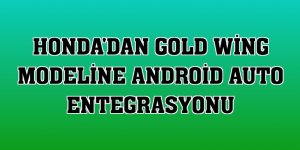 Honda'dan Gold Wing modeline Android Auto entegrasyonu