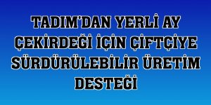 Tadım'dan yerli ay çekirdeği için çiftçiye sürdürülebilir üretim desteği