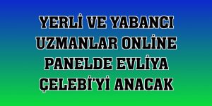 Yerli ve yabancı uzmanlar online panelde Evliya Çelebi'yi anacak