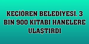 Keçiören Belediyesi, 3 bin 900 kitabı hanelere ulaştırdı