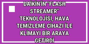 Daikin'in 'flash streamer' teknolojisi, hava temizleme cihazı ile klimayı bir araya getirdi