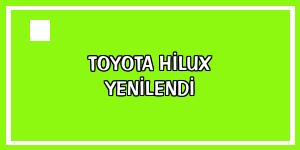 Toyota Hilux yenilendi