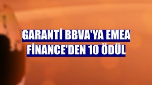 Garanti BBVA'ya EMEA Finance'den 10 ödül