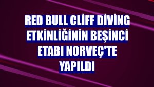 Red Bull Cliff Diving etkinliğinin beşinci etabı Norveç'te yapıldı