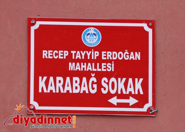 ve - bir Azerbaycan verildi Karabağ cadde ve sokağa VAN Çaldıran