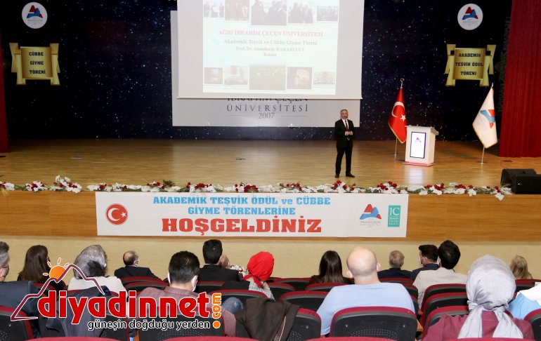 AİÇÜ de Akademik Teşvik ve Cübbe Giyme Töreni Yapıldı3