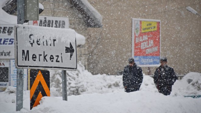 Ağrı ve Ardahan'da kar yağışı etkili oluyor