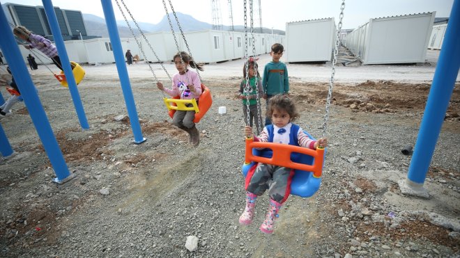 Malatya'daki en büyük konteyner kente 8 bin depremzede yerleştirildi